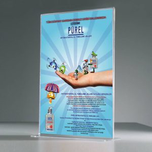 Portavvisi da banco bifacciale A3 verticale – Image 1