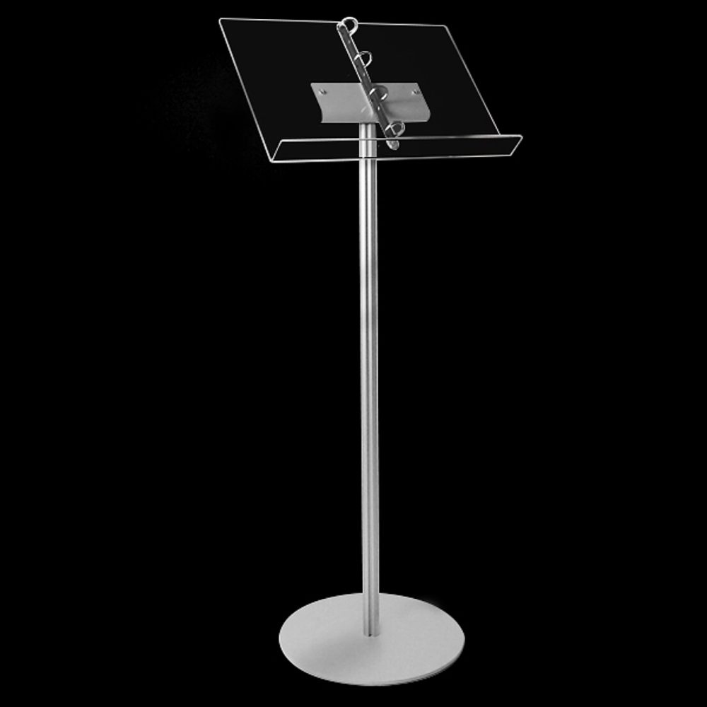 leggio pavimento formato  a3 con anelli