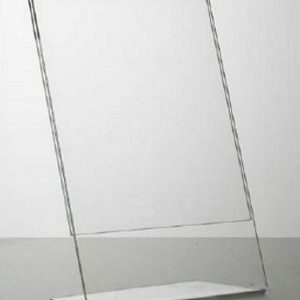 porta avvisi banco a4 verticale da 3 mm base l pab001s