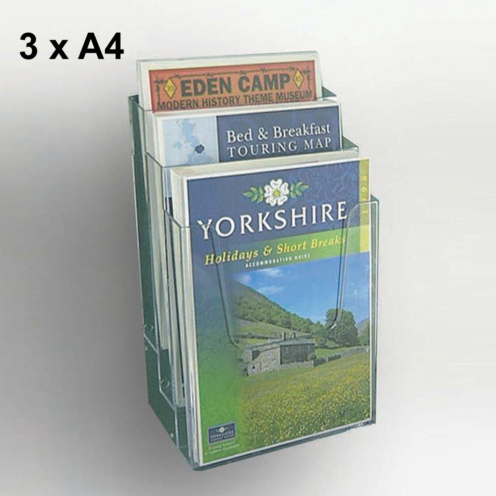 porta depliant da parete 3 tasche a4 verticale 1