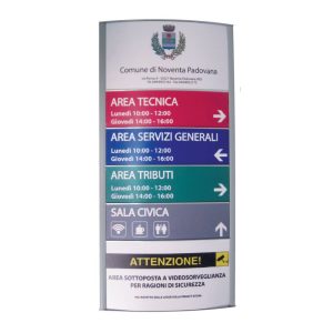 Targa a parete larghezza 120 cm. modello GENIUS - immagine 1