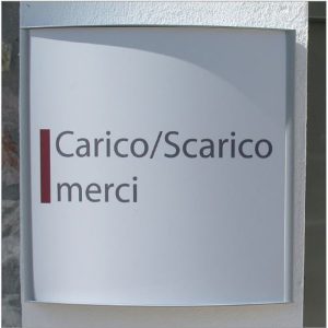 Targa a parete larghezza 42 cm. modello GENIUS - immagine 1