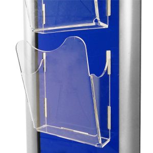 Espositore portadepliant monofacciale con 6 tasche 1/3 A4 - immagine 2