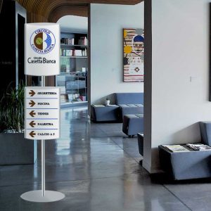 Mini Totem Doppia Targa 30x42 - immagine 2