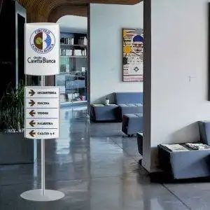 Mini Totem Doppia Targa 30x42 - immagine 2