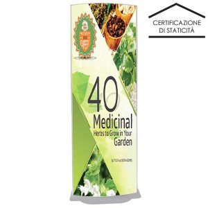 Totem Pubblicitario Bifacciale 90x250 da esterno - immagine 1