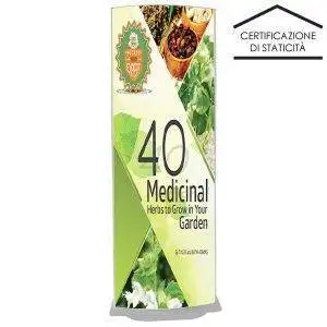 Double-sided 90x250 Outdoor Advertising Totem
