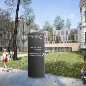 Totem Pubblicitario Bifacciale 90x250 da esterno - immagine 2