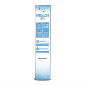 Totem Bifacciale 42x200 da interno - immagine 1