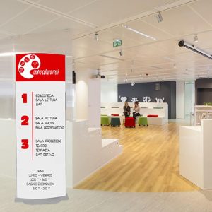 Totem Bifacciale  90x250 da interno - immagine 2