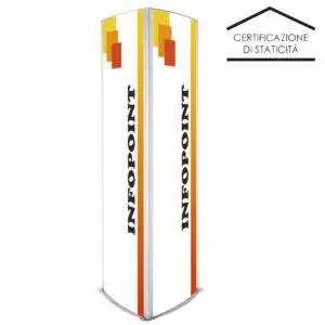 Totem publicitaire à trois faces 70x200 PRO