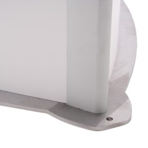 Totem trifacciale 70x200 e 70x250 da interno e esterno dettaglio base