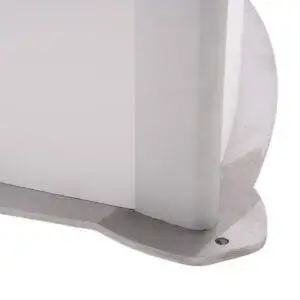 Totem trifacciale 70x200 e 70x250 da interno e esterno dettaglio base