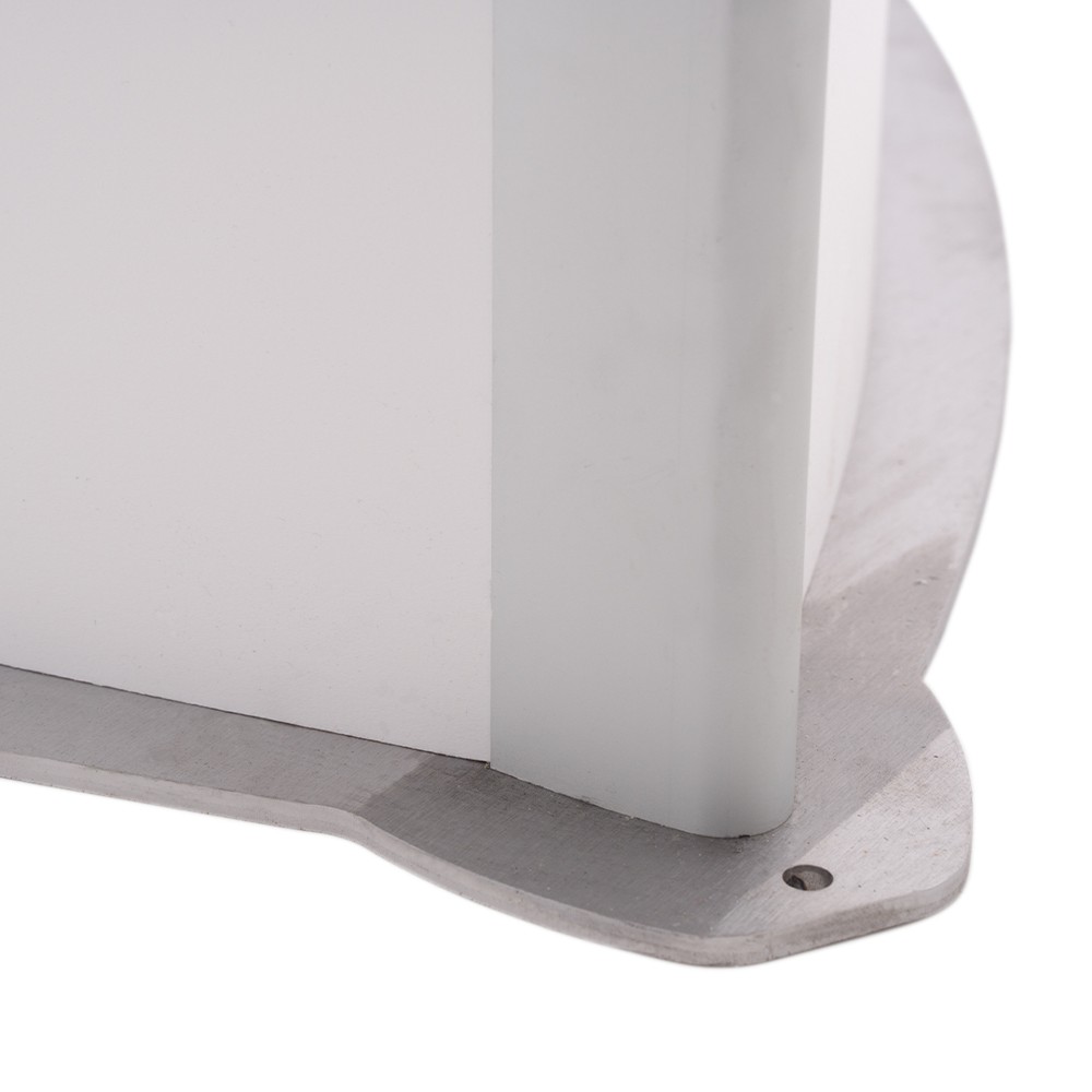 Totem trifacciale 70x200 e 70x250 da interno e esterno dettaglio base