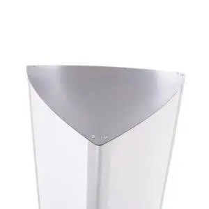 Totem trifacciale 70x200 e 70x250 da interno e esterno dettaglio copertura