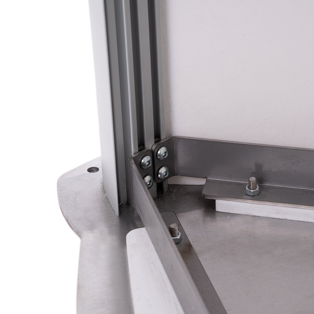 Totem trifacciale 70x200 e 70x250 da interno e esterno dettaglio profilo interno