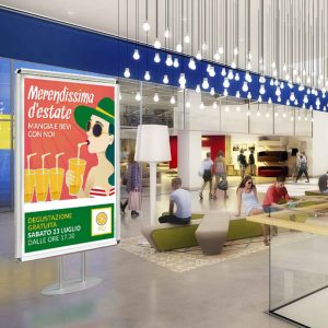 Cornice a scatto autoportante monofacciale 100x140 - immagine 2