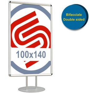 Cornice a scatto autoportante bifacciale 100x140 - immagine 1