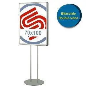 Floor standing Snap Frame,double face, 70x100 - Image 1