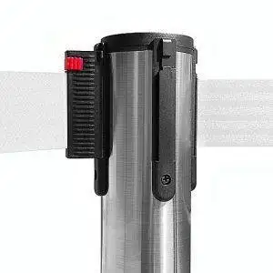 Classic trail marker column with white ribbon - Image 2