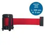 Nastro-ricambio-rosso-di-3-metri-per-colonnina-segna-percorso-e-avvolgitori-a-muro