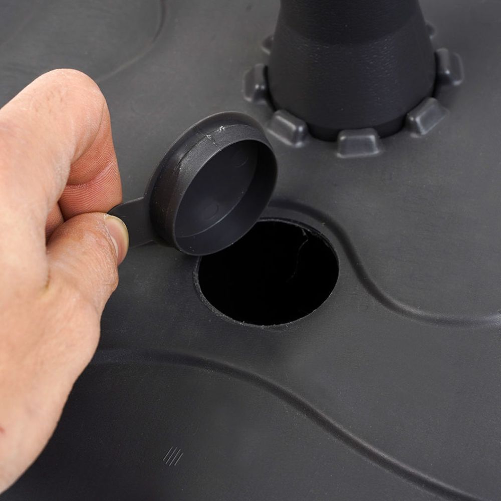 Base zavorrabile per bandiere pubblicitarie riempibile ad acqua o sabbia 3