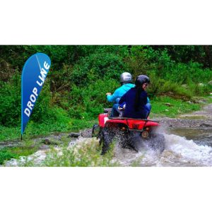 Bandiera pubblicitaria a goccia H 2.8 completa di stampa – Image 2