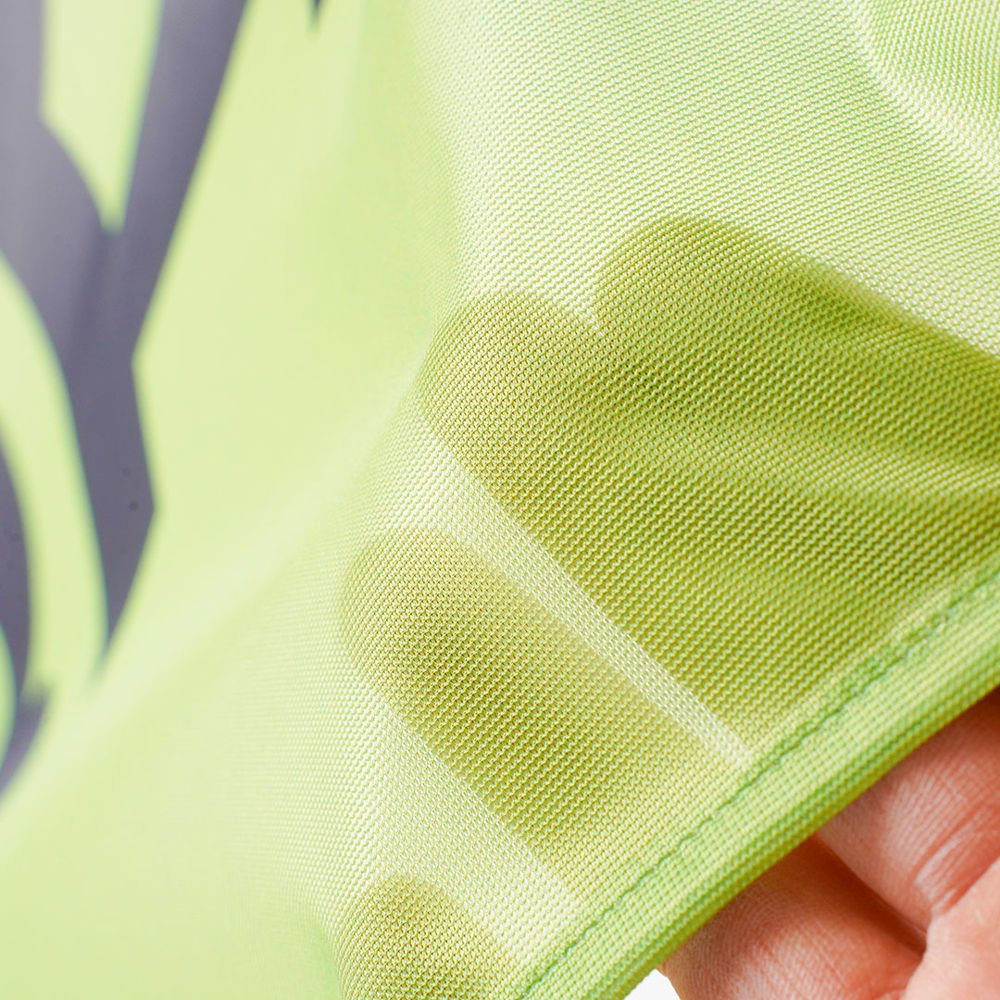 Bandiera pubblicitaria dettaglio tessuto