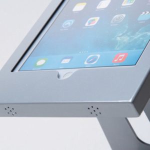 Tablet holder 10" for desk application. SILVER - Image 3