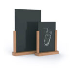 Tableau noir avec cadre en bois A4 A5