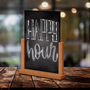 Lavagnetta da tavolo in legno