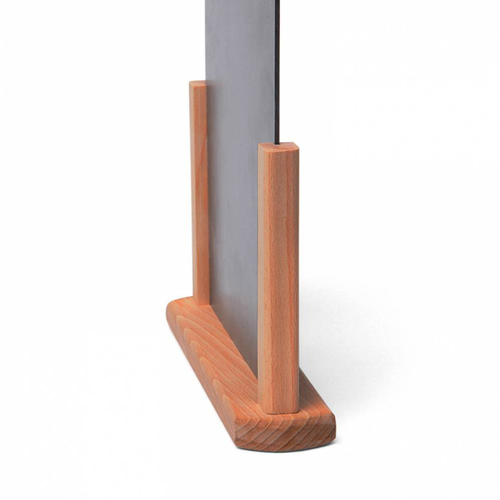 Lavagnetta da tavolo con cornice in legno