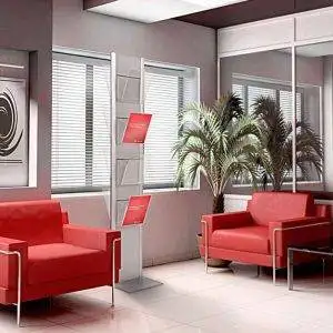 Brochure Holder, single face, with 4 pockets A4 - Image 2