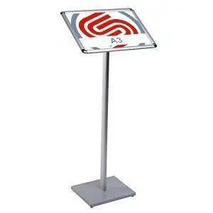 Reading desk with A3 snap frame and MDF varnished base - Image 1