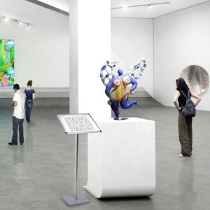 Leggio con cornice A3 e base in MDF laccato - immagine 3