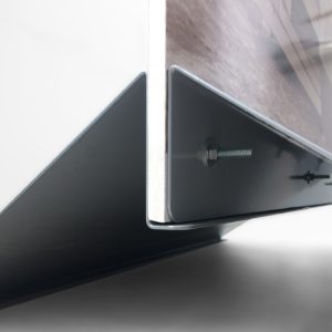 Totem Bifacciale Slim 60x200 cm. con base a V - immagine 3