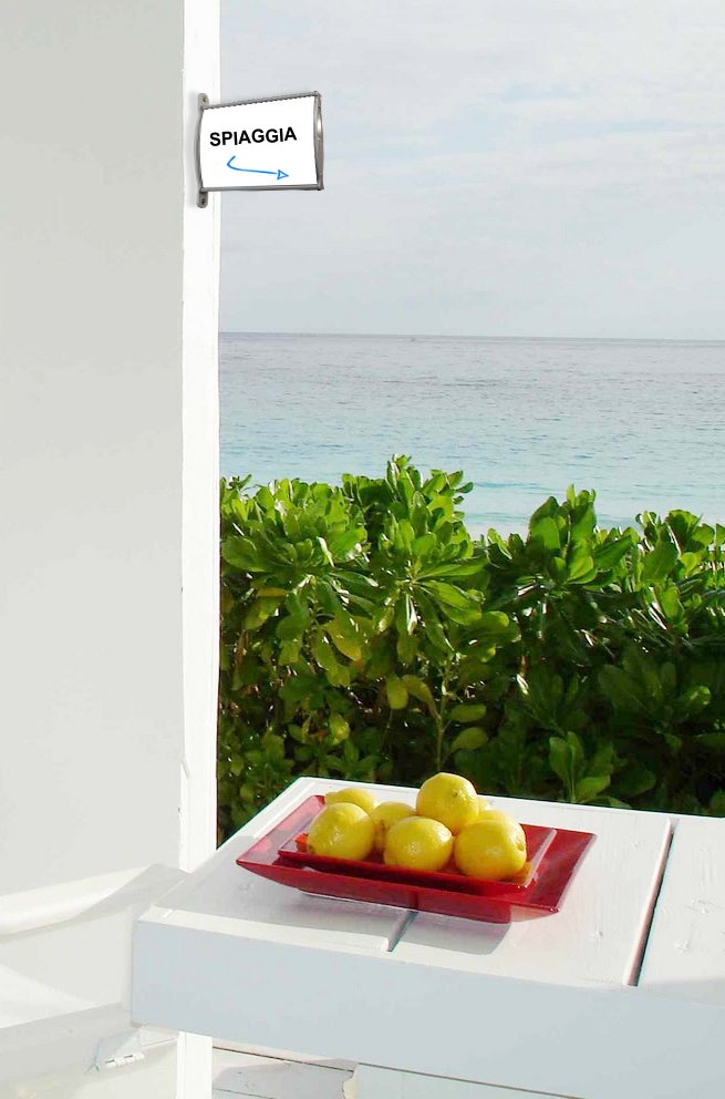 targa a bandiera per esterno h 21