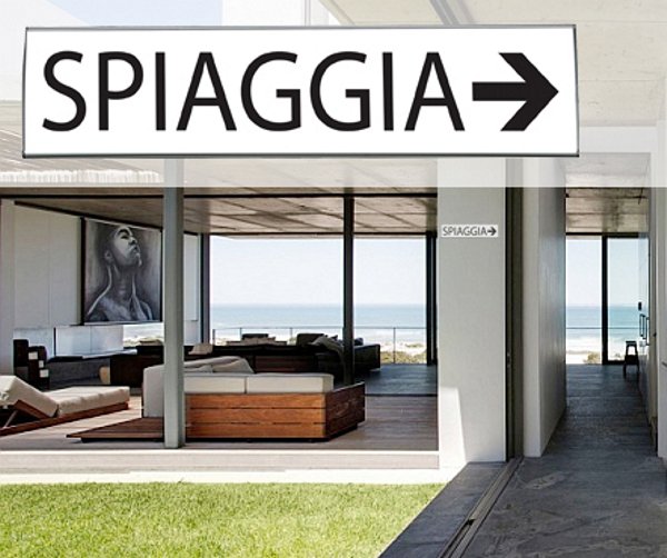 targa a parete per esterno l 21