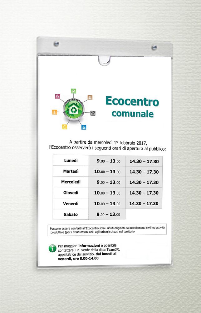 porta avvisi da parete con fori 2 mm a4 verticale taglio unghia
