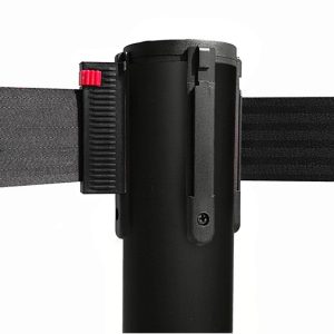 Colonnina segnapercorso BLACK con nastro nero - immagine 3