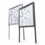 IP56 outdoor bulletin boards with burying posts