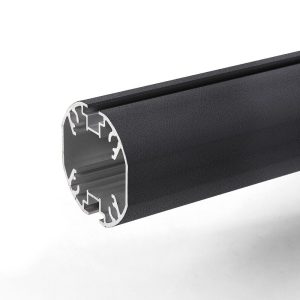 Dettaglio montanti grigio gotico bacheche da esterno certificate