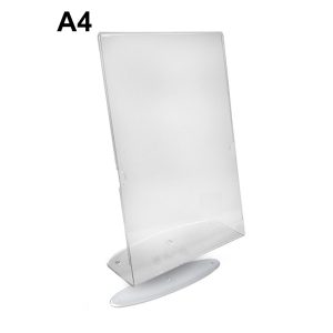 Portavvisi A4 verticale per colonnine segnapercorso Theatre - immagine 1