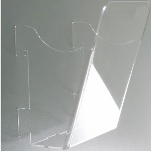 Tasca di ricambio formato A4 con divisorio per espositori portadepliant (COL-META) - immagine 1