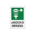 cartello alluminio 250x310 lavaocchi di emergenza
