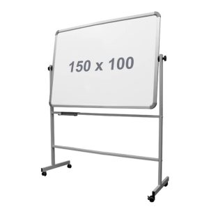 Tableau blanc magnétique autoportant 150x100