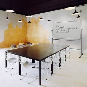 Tableau blanc magnétique autoportant 150x100 – Image 2