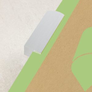 Distanziale SIGN CLAMP argento satinato 80 mm - immagine 3