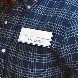 Porta badge magnetico - 70x34 mm - immagine 2