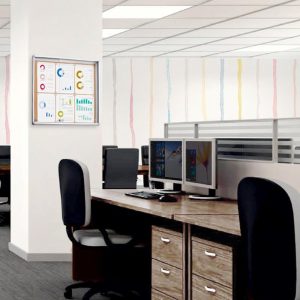 Bacheca Linea Sughero con ante scorrevoli – Image 2